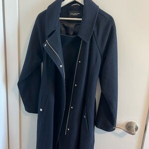 Navy Blue Women's Coat